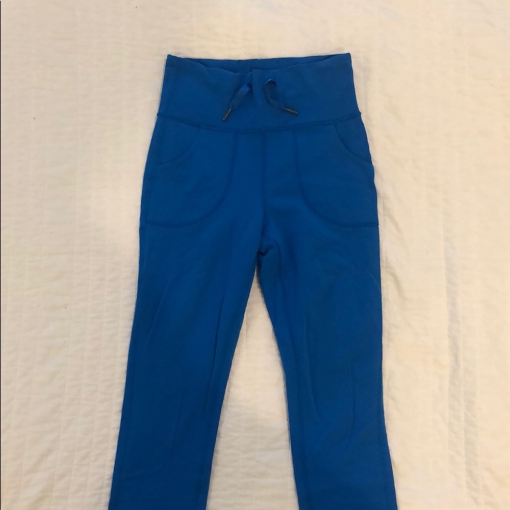 Cobalt blue lululemon leggings